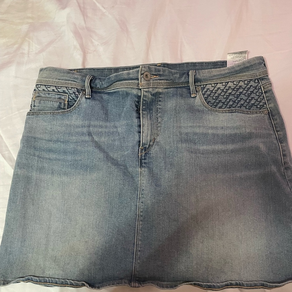 Levi's Light Blue Mini Skirt size 14